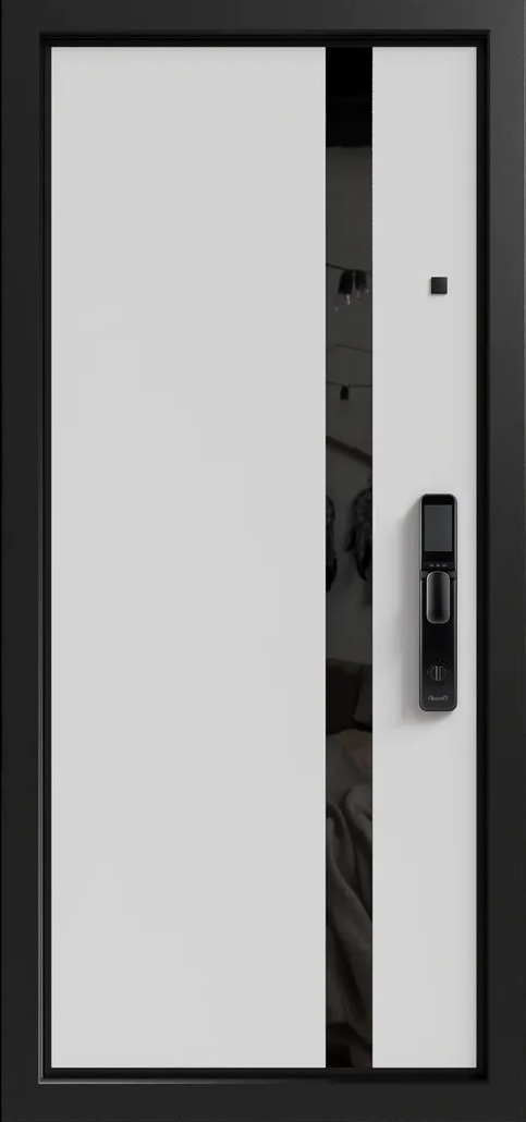 Рейн 3К90 ЮР-36 (с номером квартиры) Латте (ZB855-2) - ЮР22 ZB Белый - Апис плюс